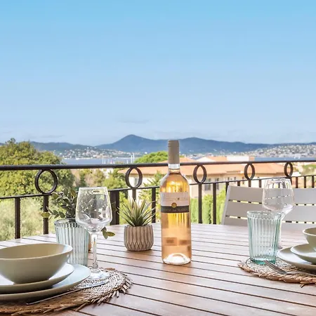 La Vue Tropezienne - Climatise Lägenhet *